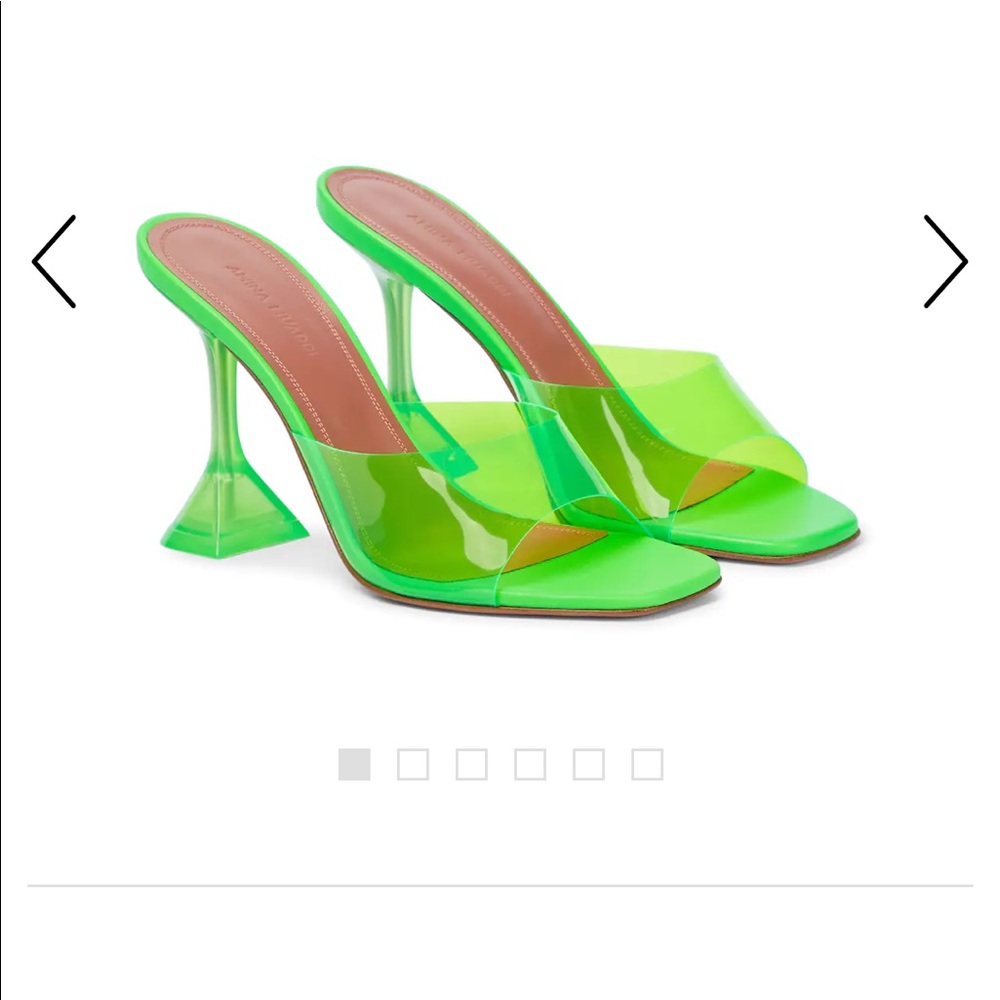 Amina Muaddi Lupita PVC Sandals
